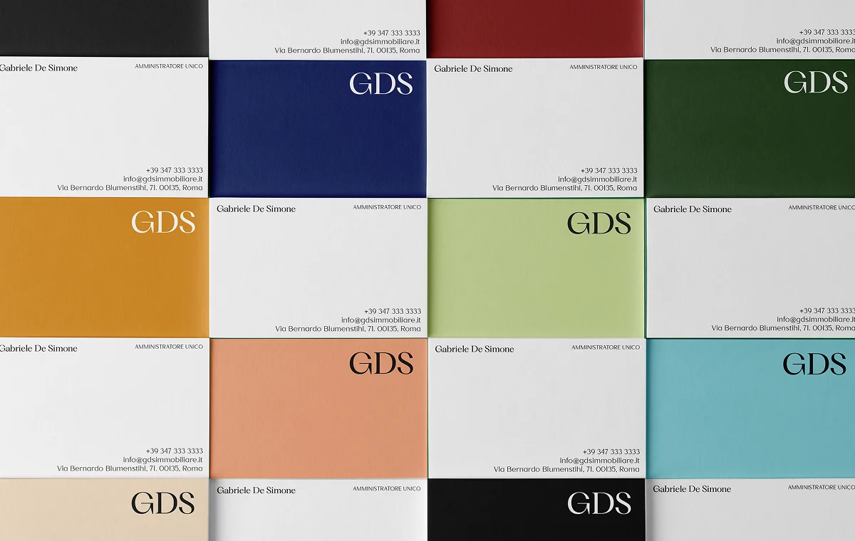 GDS Branding on business cards